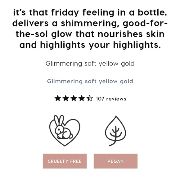 BNIB Lemon Drop shimmering dry oil from Colourpop - Picture 3 of 4